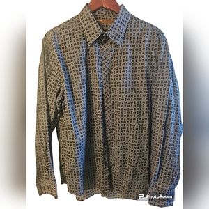 PERRY ELLIS Shirt, Men's, XL